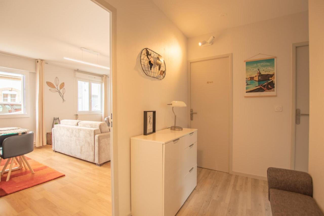 Appartement Hyper Centre Avec Garage Prive Concarneau Exterior photo